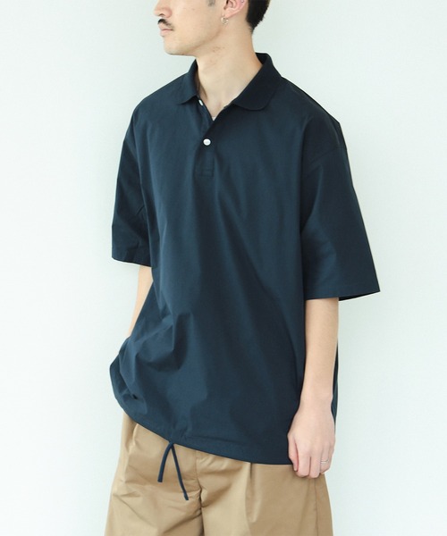 BEAMS（ビームス）の「BEAMS / フェイク イン ポロシャツ（ポロシャツ・メンズ・ライトグレー/ネイビー・M/L/XL/S）」の22枚目の写真