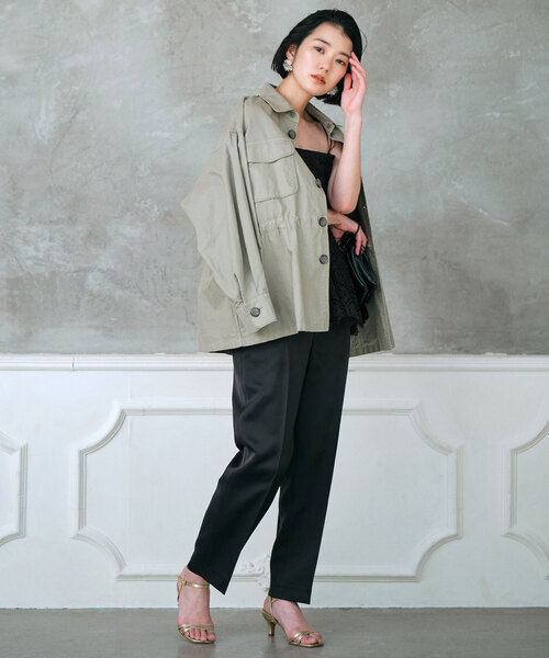 SLOBE IENA スローブイエナ　habi レースティアードブラウス SLOBE IENA（スローブイエナ）の「habi レースティアード