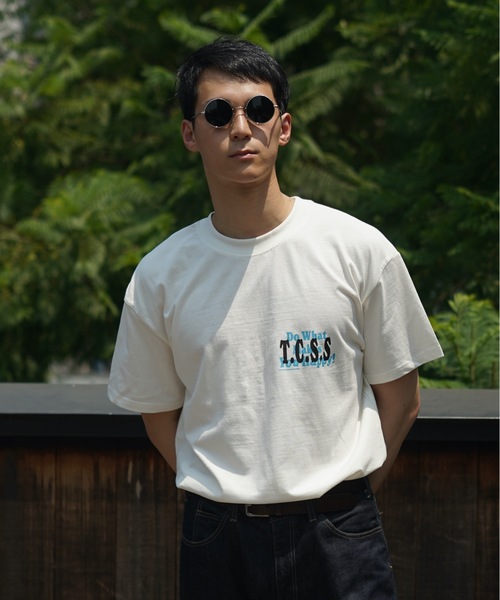 TCSS（ティーシーエスエス）の「DESIGN TEE/Critical Slide(クリティカルスライド)TCSS半袖Tシャツ（Tシャツ/カットソー・メンズ・ホワイト/カーキ・MEDIUM/LARGE/SMALL/X-LARGE）」の6枚目の写真