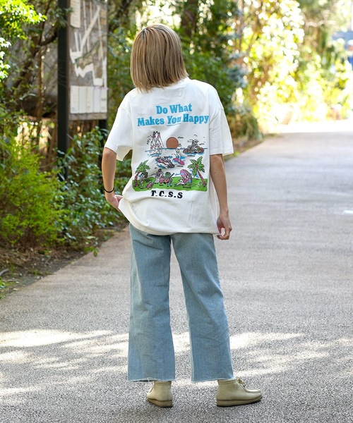 TCSS（ティーシーエスエス）の「DESIGN TEE/Critical Slide(クリティカルスライド)TCSS半袖Tシャツ（Tシャツ/カットソー・メンズ・ホワイト/カーキ・MEDIUM/LARGE/SMALL/X-LARGE）」の13枚目の写真