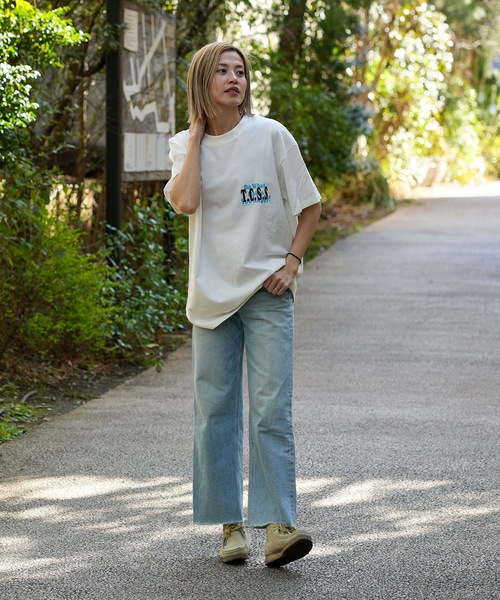 TCSS（ティーシーエスエス）の「DESIGN TEE/Critical Slide(クリティカルスライド)TCSS半袖Tシャツ（Tシャツ/カットソー・メンズ・ホワイト/カーキ・MEDIUM/LARGE/SMALL/X-LARGE）」の12枚目の写真