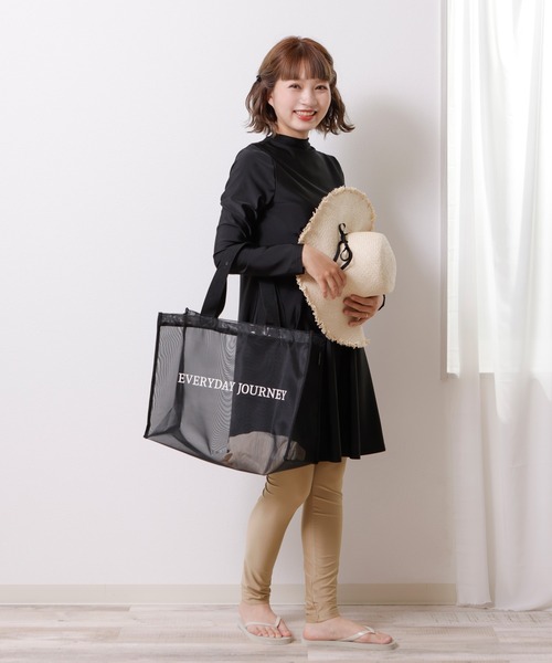 ZOZO限定カラー】ラッシュガード上下セット スイムワンピース×レギンス