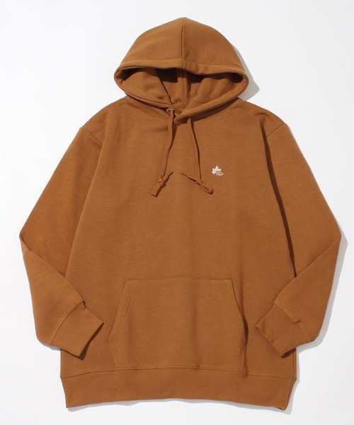 LOGOS park(ロゴスパーク)の「【LOGOS Park/ロゴスパーク】裏起毛 ワンポイントロゴ刺繍 プルオーバーパーカー(パーカー・レディース・スミクロ/カーキ/マスタード/グレイッシュベージュ・L/M)」の10枚目の写真