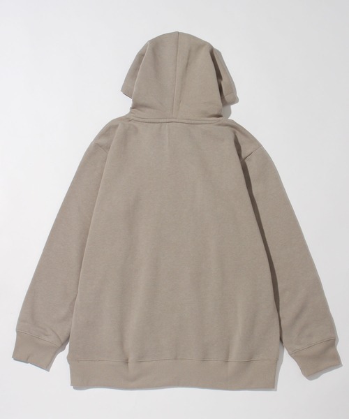 LOGOS park(ロゴスパーク)の「【LOGOS Park/ロゴスパーク】裏起毛 ワンポイントロゴ刺繍 プルオーバーパーカー(パーカー・レディース・スミクロ/カーキ/マスタード/グレイッシュベージュ・L/M)」の14枚目の写真