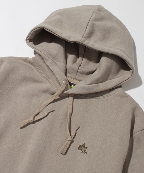 LOGOS park(ロゴスパーク)の「【LOGOS Park/ロゴスパーク】裏起毛 ワンポイントロゴ刺繍 プルオーバーパーカー(パーカー・レディース・スミクロ/カーキ/マスタード/グレイッシュベージュ・L/M)」の19枚目の写真