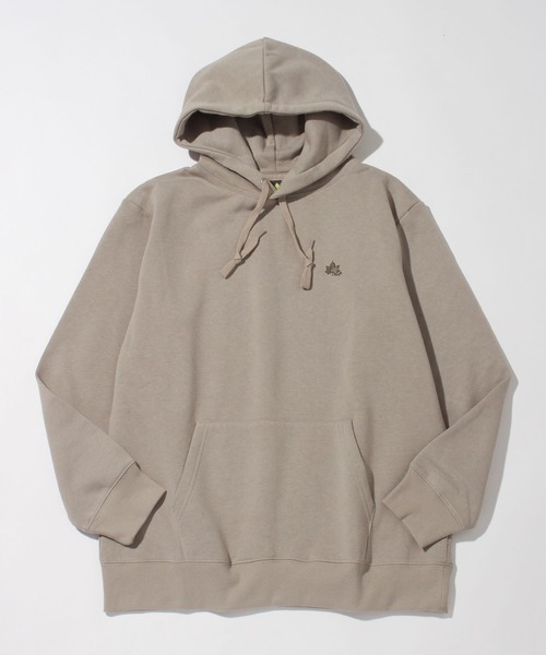 LOGOS park(ロゴスパーク)の「【LOGOS Park/ロゴスパーク】裏起毛 ワンポイントロゴ刺繍 プルオーバーパーカー(パーカー・レディース・スミクロ/カーキ/マスタード/グレイッシュベージュ・L/M)」の12枚目の写真