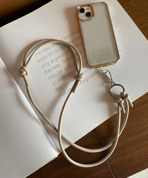 Me%(ミィパーセント)の「【サイズ調節可能】コードモバイルストラップ 968039(スマホグッズ・レディース・ブラウン/ブラック/パープル/グレー/アイボリー・FREE)」の21枚目の写真