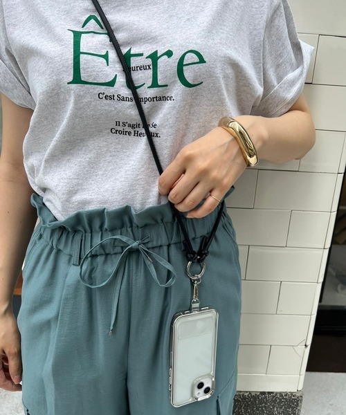 Me%(ミィパーセント)の「【サイズ調節可能】コードモバイルストラップ 968039(スマホグッズ・レディース・ブラウン/ブラック/パープル/グレー/アイボリー・FREE)」の19枚目の写真