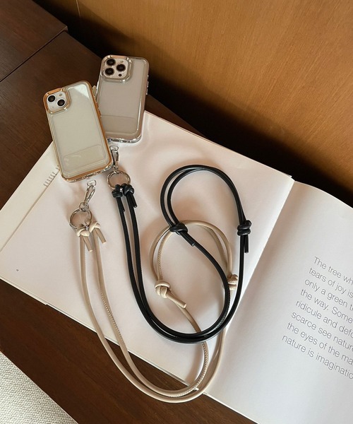 Me%(ミィパーセント)の「【サイズ調節可能】コードモバイルストラップ 968039(スマホグッズ・レディース・ブラウン/ブラック/パープル/グレー/アイボリー・FREE)」の17枚目の写真