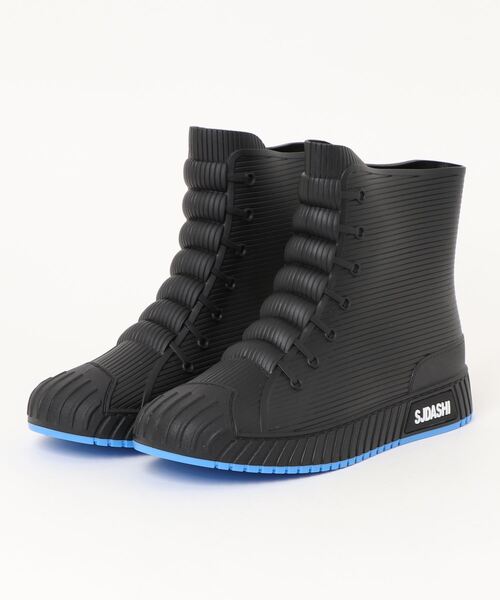 aimoha（アイモハ）の「aimoha men完全防水レインブーツ（レインシューズ・メンズ・ブルー/レッド/ブラック/イエロー/グレー・26.0cm/25.0cm/26.5cm/27.0cm/25.5cm/27.5cm/24.5cm）」の3枚目の写真