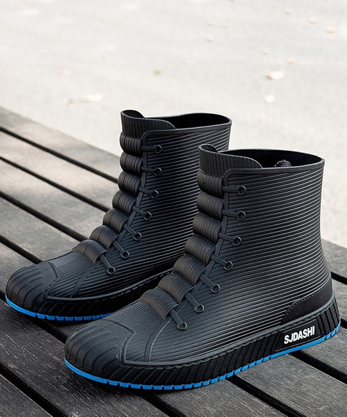 aimoha（アイモハ）の「aimoha men完全防水レインブーツ（レインシューズ・メンズ・ブルー/レッド/ブラック/イエロー/グレー・26.0cm/25.0cm/26.5cm/27.0cm/25.5cm/27.5cm/24.5cm）」の15枚目の写真