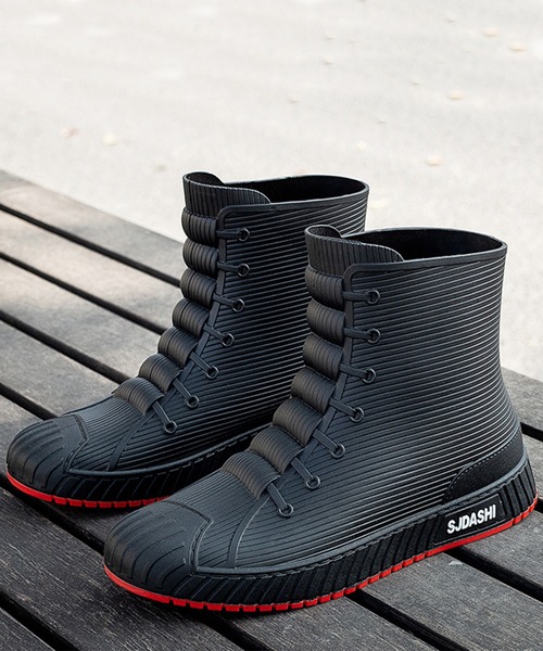 aimoha（アイモハ）の「aimoha men完全防水レインブーツ（レインシューズ・メンズ・ブルー/レッド/ブラック/イエロー/グレー・26.0cm/25.0cm/26.5cm/27.0cm/25.5cm/27.5cm/24.5cm）」の16枚目の写真