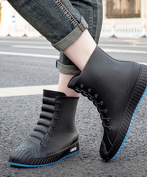 aimoha（アイモハ）の「aimoha men完全防水レインブーツ（レインシューズ・メンズ・ブルー/レッド/ブラック/イエロー/グレー・26.0cm/25.0cm/26.5cm/27.0cm/25.5cm/27.5cm/24.5cm）」の20枚目の写真