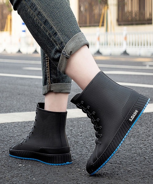 aimoha（アイモハ）の「aimoha men完全防水レインブーツ（レインシューズ・メンズ・ブルー/レッド/ブラック/イエロー/グレー・26.0cm/25.0cm/26.5cm/27.0cm/25.5cm/27.5cm/24.5cm）」の22枚目の写真