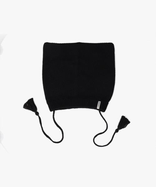 OVERRIDE（オーバーライド）の「【mini12月号掲載】OVERRIDE KNIT LOOSE CAT BEANIE SG / オーバーライド（ニットキャップ/ビーニー・レディース・グレー/ブラック/レッド・57~59cm）」の12枚目の写真