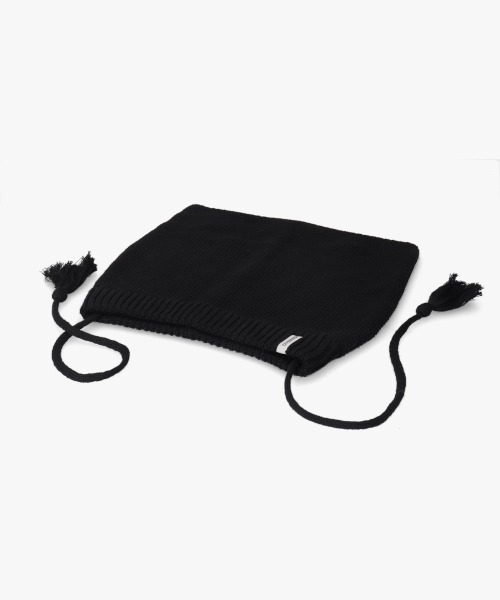 OVERRIDE（オーバーライド）の「【mini12月号掲載】OVERRIDE KNIT LOOSE CAT BEANIE SG / オーバーライド（ニットキャップ/ビーニー・レディース・グレー/ブラック/レッド・57~59cm）」の13枚目の写真