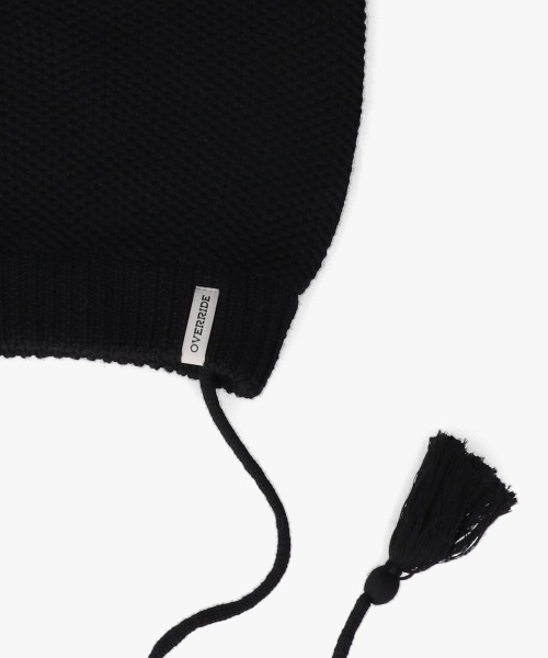 OVERRIDE（オーバーライド）の「【mini12月号掲載】OVERRIDE KNIT LOOSE CAT BEANIE SG / オーバーライド（ニットキャップ/ビーニー・レディース・グレー/ブラック/レッド・57~59cm）」の14枚目の写真