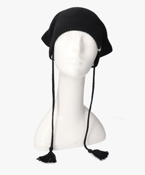 OVERRIDE（オーバーライド）の「【mini12月号掲載】OVERRIDE KNIT LOOSE CAT BEANIE SG / オーバーライド（ニットキャップ/ビーニー・レディース・グレー/ブラック/レッド・57~59cm）」の16枚目の写真