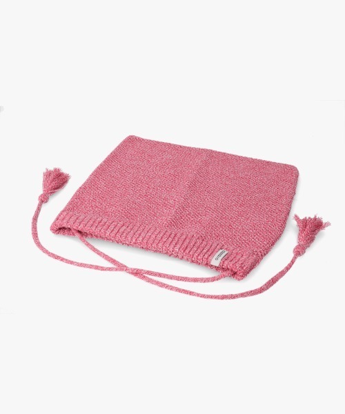 OVERRIDE（オーバーライド）の「【mini12月号掲載】OVERRIDE KNIT LOOSE CAT BEANIE SG / オーバーライド（ニットキャップ/ビーニー・レディース・グレー/ブラック/レッド・57~59cm）」の11枚目の写真