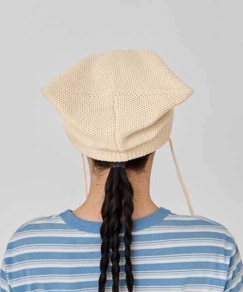 OVERRIDE（オーバーライド）の「【mini12月号掲載】OVERRIDE KNIT LOOSE CAT BEANIE SG / オーバーライド（ニットキャップ/ビーニー・レディース・グレー/ブラック/レッド・57~59cm）」の19枚目の写真