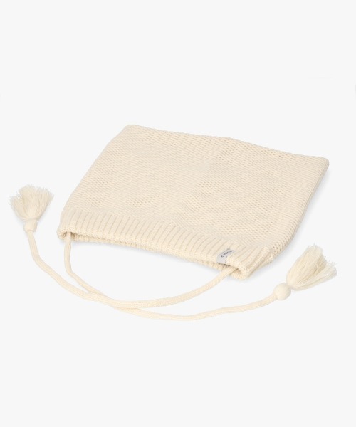 OVERRIDE（オーバーライド）の「【mini12月号掲載】OVERRIDE KNIT LOOSE CAT BEANIE SG / オーバーライド（ニットキャップ/ビーニー・レディース・グレー/ブラック/レッド・57~59cm）」の21枚目の写真