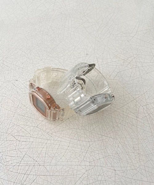 Me%（ミィパーセント）の「クリアタキノウウォッチ（アナログ腕時計・レディース・ブラウン/グレー・FREE）」の5枚目の写真