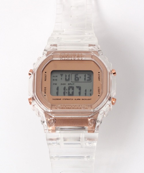 Me%（ミィパーセント）の「クリアタキノウウォッチ（アナログ腕時計・レディース・ブラウン/グレー・FREE）」の13枚目の写真