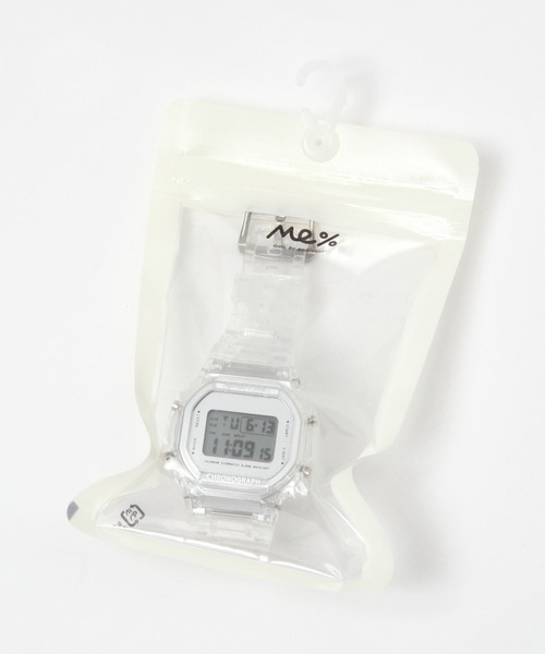 Me%（ミィパーセント）の「クリアタキノウウォッチ（アナログ腕時計・レディース・ブラウン/グレー・FREE）」の20枚目の写真