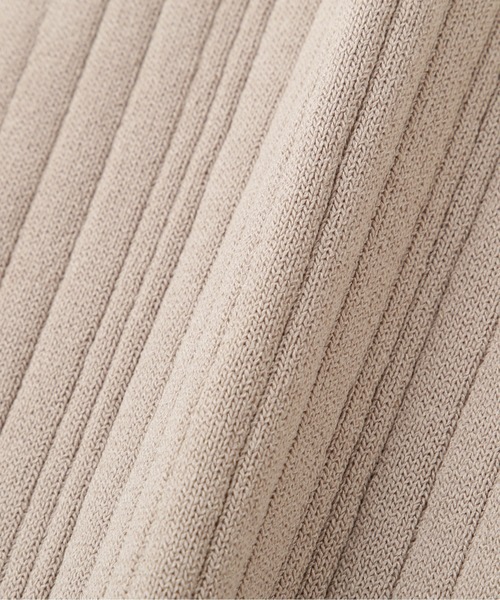 N.（N. Natural Beauty Basic）（エヌエヌナチュラルビューティーベーシック）の「◆バイカラークロスリブニット（ニット/セーター・レディース・ネイビー/ブルー/グレイッシュベージュ・MEDIUM）」の11枚目の写真