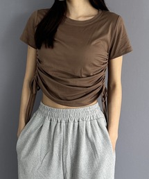 サイドリボンTシャツ