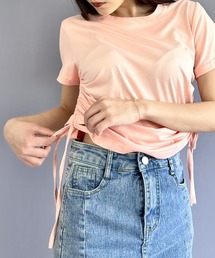 サイドリボンTシャツ