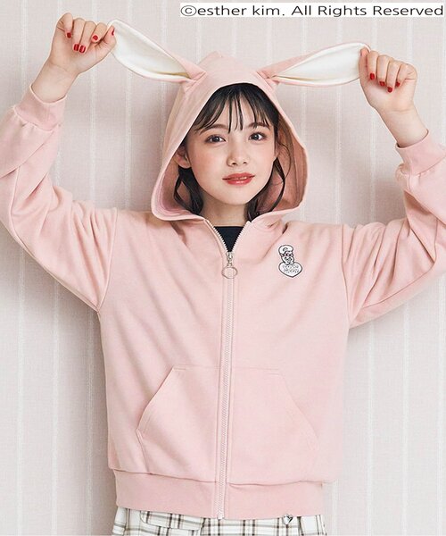 algy(アルジー)の「Esther Bunnyコラボパーカー(パーカー)」 - WEAR algy(アルジー)の「Esther Bunnyコラボパーカー(パーカー)」 - WEAR