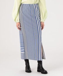 MACPHEE ブライトパイル Iライン マキシスカート 新品 マカフィー 春冬 MACPHEE ブライトパイル Iライン マキシスカート 新品