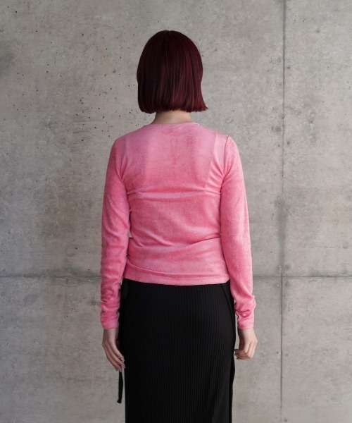 BASERANGE(ベースレンジ)の「BASERANGE OMO LONGSLEEVE(Tシャツ/カットソー・レディース・ピンク・S/XS/M)」の5枚目の写真