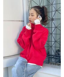 Ungrid | ハイネックボリュームカラーニット(ニット/セーター)