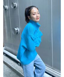 Ungrid | ハイネックボリュームカラーニット(ニット/セーター)