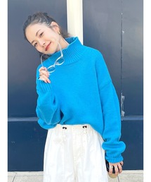 Ungrid | ハイネックボリュームカラーニット(ニット/セーター)