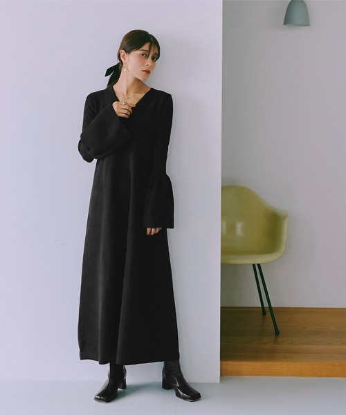 【BCBGMAXAZRIA】】ベルスリーブ ワンピース BLACK BCBGMAXAZRIA - BCBG MAXAZRIA ワンピース サイズ04の通販 by