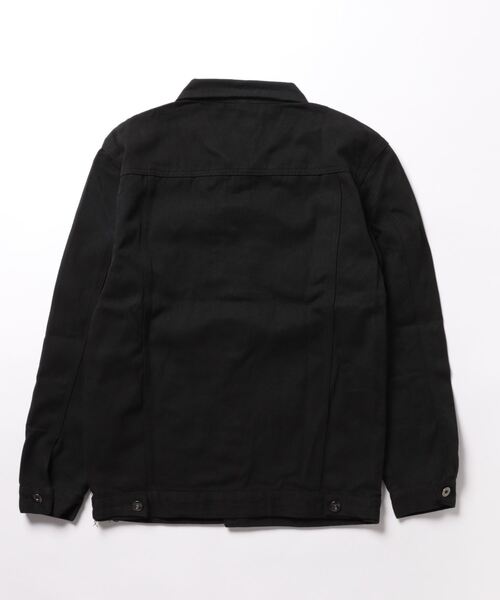 Burner（バーナー）の「【OKUOKU　0909】オーバーシルエット デニムジャケット oku-outer-705117749574-38 MC U（デニムジャケット・メンズ・ブラック/ブルー・M/L/XL）」の3枚目の写真