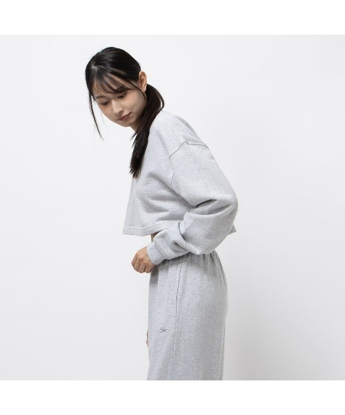 Reebok(リーボック)の「コットン カバーアップ スウェット / CL WDE COTTON FT COVERUP(スウェット・レディース・ヘザーグレー/ローズ/ブラック・MEDIUM/LARGE/XX-LARGE/SMALL/X-LARGE)」の7枚目の写真