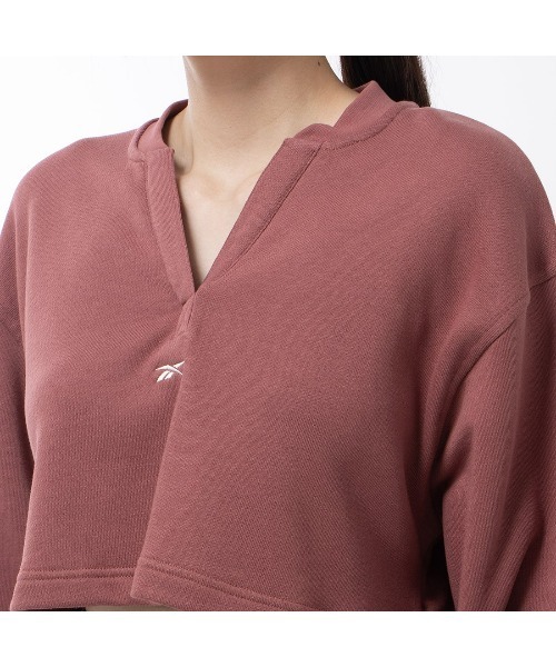 Reebok(リーボック)の「コットン カバーアップ スウェット / CL WDE COTTON FT COVERUP(スウェット・レディース・ヘザーグレー/ローズ/ブラック・MEDIUM/LARGE/XX-LARGE/SMALL/X-LARGE)」の13枚目の写真