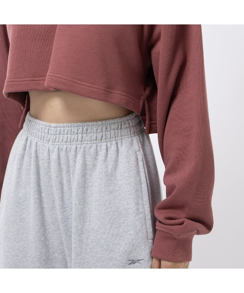 Reebok(リーボック)の「コットン カバーアップ スウェット / CL WDE COTTON FT COVERUP(スウェット・レディース・ヘザーグレー/ローズ/ブラック・MEDIUM/LARGE/XX-LARGE/SMALL/X-LARGE)」の14枚目の写真