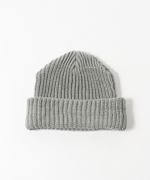 JOURNAL STANDARD J.S HOMESTEAD(ジャーナルスタンダードホームステッド)の「【J.S.Homestead / Stead】VOLUME UP WATCH CAP(ニットキャップ/ビーニー・メンズ・ブラック/チャコールグレー/ブルー系その他・FREE)」の4枚目の写真