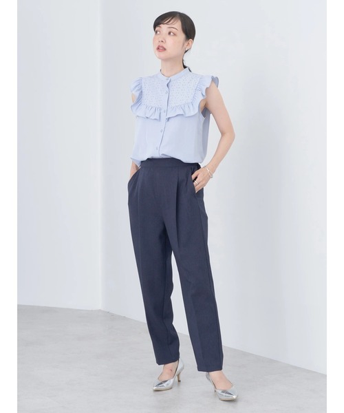 earth music&ecology(アースミュージックアンドエコロジー)の「テーパードパンツ(その他パンツ・レディース・ネイビー/ブルーグリーン/キャメル/ブラック・S/M/L)」の12枚目の写真