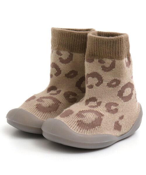 BREEZE(ブリーズ)の「総柄ベビーソックスブーティー(ベビーシューズ/ベビーソックス・キッズ・ベージュ/その他3/キャメル/アイボリー・12.5/11.5)」の8枚目の写真