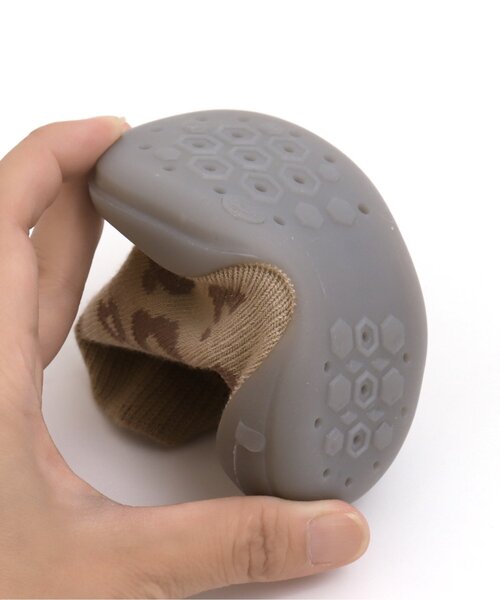 BREEZE(ブリーズ)の「総柄ベビーソックスブーティー(ベビーシューズ/ベビーソックス・キッズ・ベージュ/その他3/キャメル/アイボリー・12.5/11.5)」の13枚目の写真