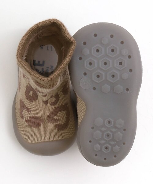 BREEZE(ブリーズ)の「総柄ベビーソックスブーティー(ベビーシューズ/ベビーソックス・キッズ・ベージュ/その他3/キャメル/アイボリー・12.5/11.5)」の14枚目の写真