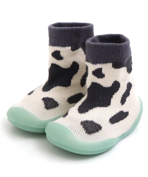 BREEZE(ブリーズ)の「総柄ベビーソックスブーティー(ベビーシューズ/ベビーソックス・キッズ・ベージュ/その他3/キャメル/アイボリー・12.5/11.5)」の19枚目の写真
