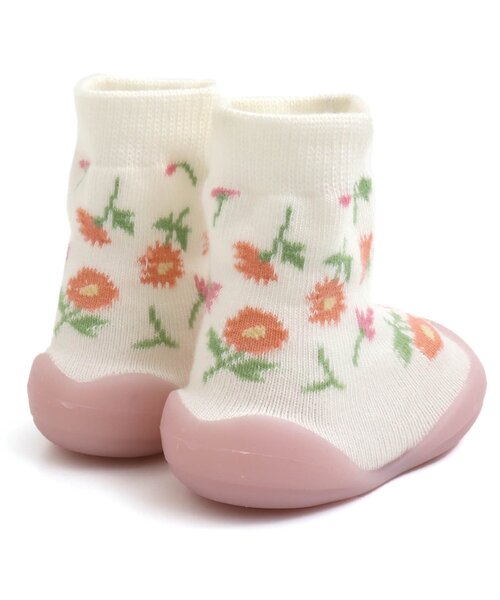 BREEZE(ブリーズ)の「総柄ベビーソックスブーティー(ベビーシューズ/ベビーソックス・キッズ・ベージュ/その他3/キャメル/アイボリー・12.5/11.5)」の22枚目の写真