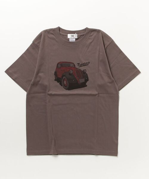 THE BAREFOOT(ベアフット)の「【 FIAT / フィアット 】トッポリーノプリント Tシャツ FIAT 2023FT01-54 ONI(Tシャツ/カットソー・メンズ・チャコールグレー・X-LARGE/LARGE/MEDIUM)」の4枚目の写真